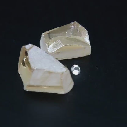UV Reactive Nanosital #E-275 Lab Created Faceting Rough for Gem Cutting - Various Sizes #BEGIN