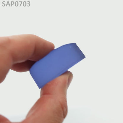 Medium Blue Czochralski Pulled Sapphire - Grade A - Faceting Rough