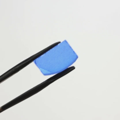 Lab-Created Cobalt Spinel – High-Clarity Neon Blue Rough Crystal