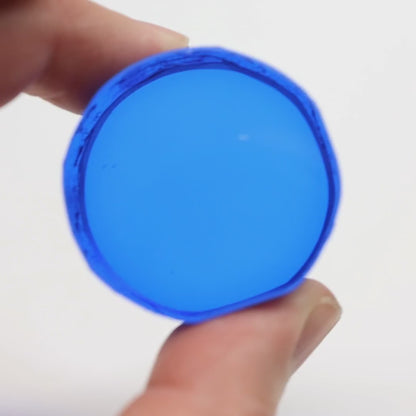 Lab-Created Cobalt Spinel – High-Clarity Neon Blue Rough Crystal