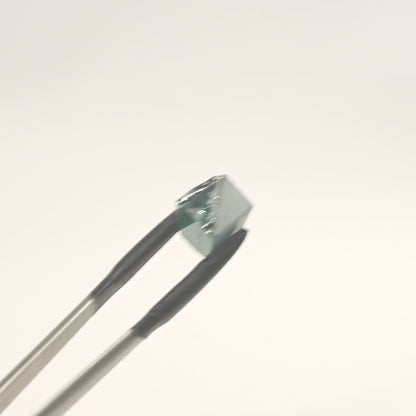 Green Moissanite - Grade A - Faceting Rough