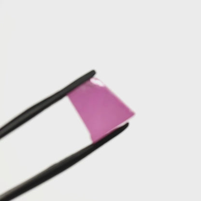 Vivid Pink Czochralski Pulled Sapphire - Grade A - Faceting Rough