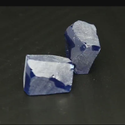 UV Reactive Nanosital #E-459 Lab Created Faceting Rough for Gem Cutting - Various Sizes #BEGIN