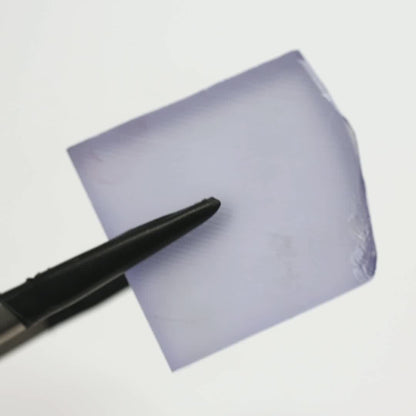 Extra Light Blue Czochralski Pulled Sapphire - Grade A - Faceting Rough