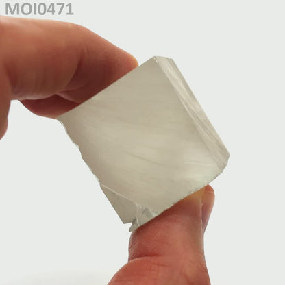 White DEF Color Moissanite - Grade A - Faceting Rough