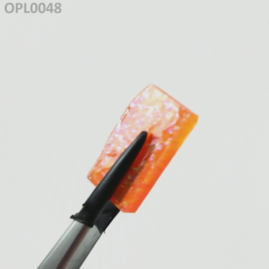 Opal Imp Green Fire/Orange I-4C : OPL0048