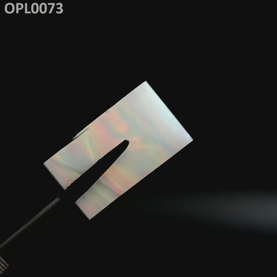 Opal Au Orange Fire/White FD0 : OPL0073