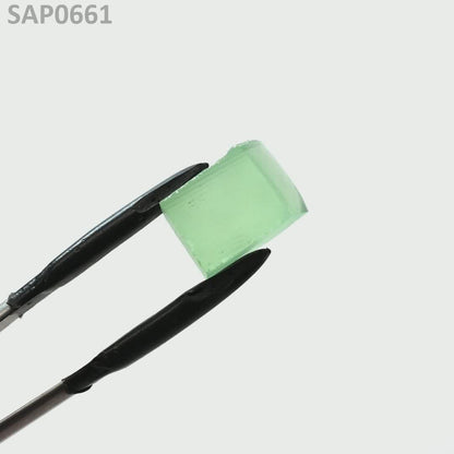 Mint Green Czochralski Pulled Sapphire - Grade A - Faceting Rough