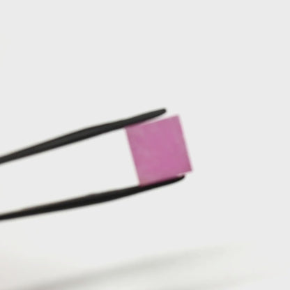 Vivid Pink Czochralski Pulled Sapphire - Grade A - Faceting Rough