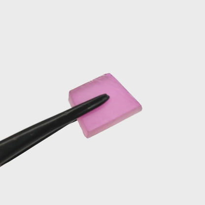 Vivid Pink Czochralski Pulled Sapphire - Grade A - Faceting Rough