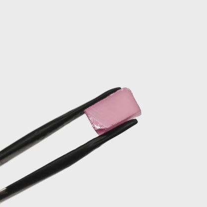 Vivid Pink Czochralski Pulled Sapphire - Grade A - Faceting Rough