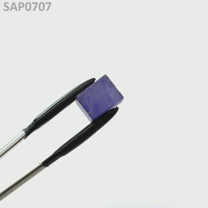 Medium Blue Czochralski Pulled Sapphire - Grade A - Faceting Rough