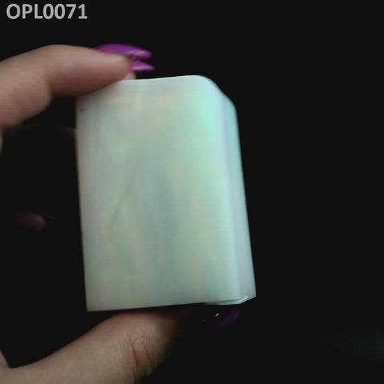 Opal Au Orange Fire/White FD0 : OPL0071
