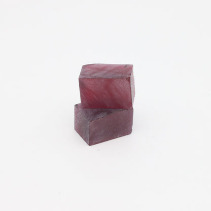 Nanosital Simulated Red Spinel Lab Created Faceting Rough for Gem Cutting - #B-30 - Various Sizes #BEGIN