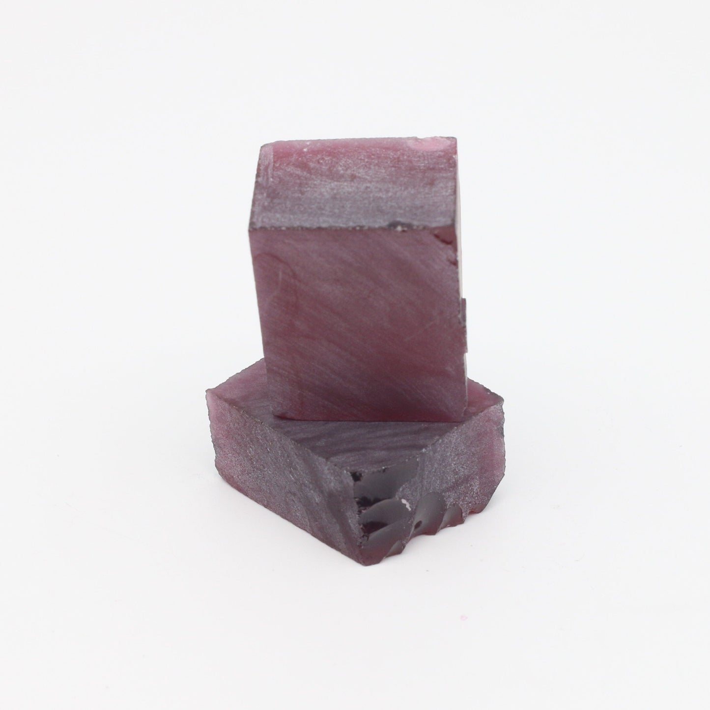 Nanosital Simulated Red Spinel Lab Created Faceting Rough for Gem Cutting - #B-30 - Various Sizes #BEGIN