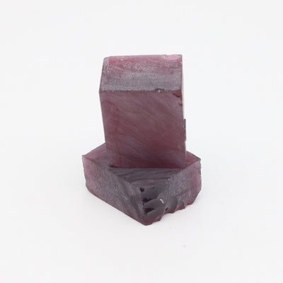 Nanosital Simulated Red Spinel Lab Created Faceting Rough for Gem Cutting - #B-30 - Various Sizes #BEGIN