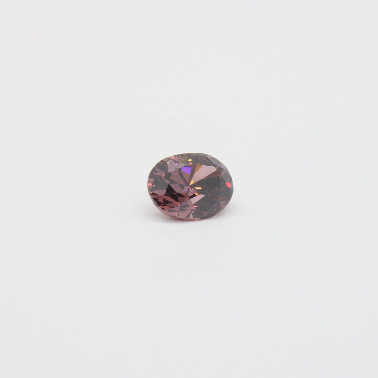 Rhodolite Cubic Zirconia Faceting Rough for Gem Cutting - Various Sizes #BEGIN