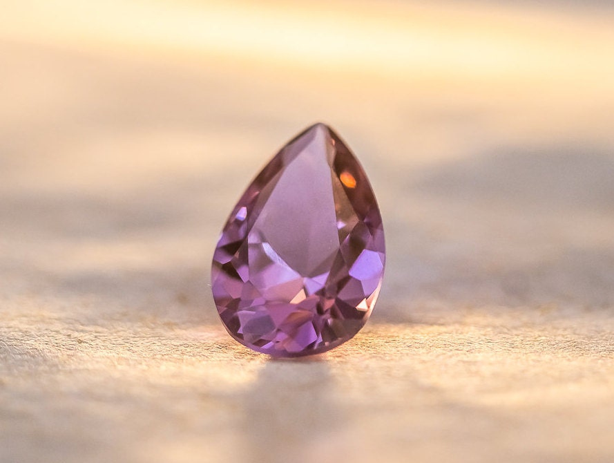 Nanosital Simulated Rhodolite Lab Created Faceting Rough for Gem Cutting - #A-2462 - Various Sizes #BEGIN