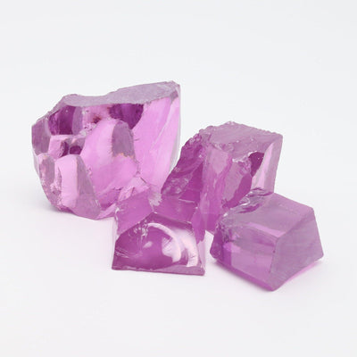 Rose Cubic Zirconia Faceting Rough for Gem Cutting - Various Sizes #BEGIN