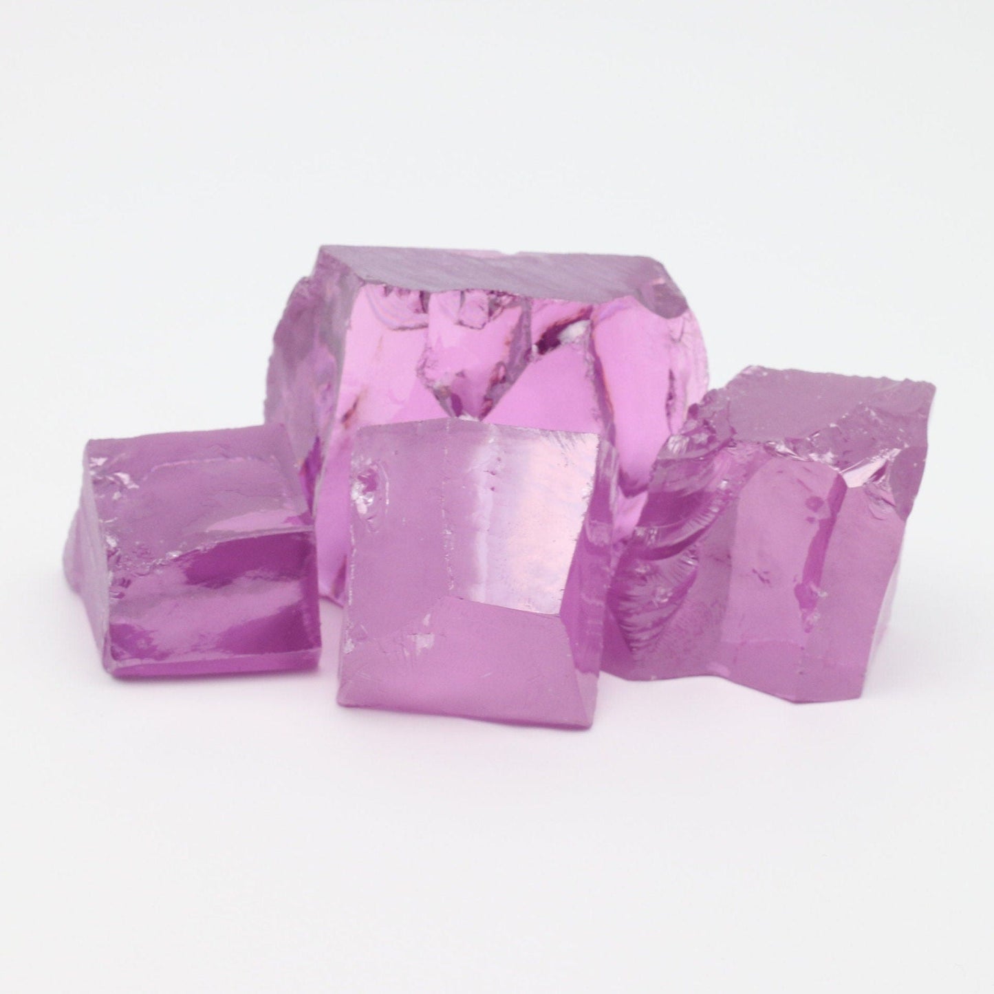 Rose Cubic Zirconia Faceting Rough for Gem Cutting - Various Sizes #BEGIN