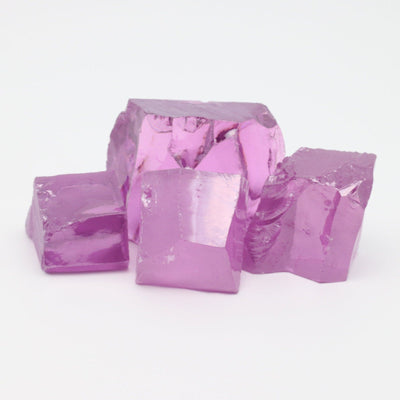Rose Cubic Zirconia Faceting Rough for Gem Cutting - Various Sizes #BEGIN