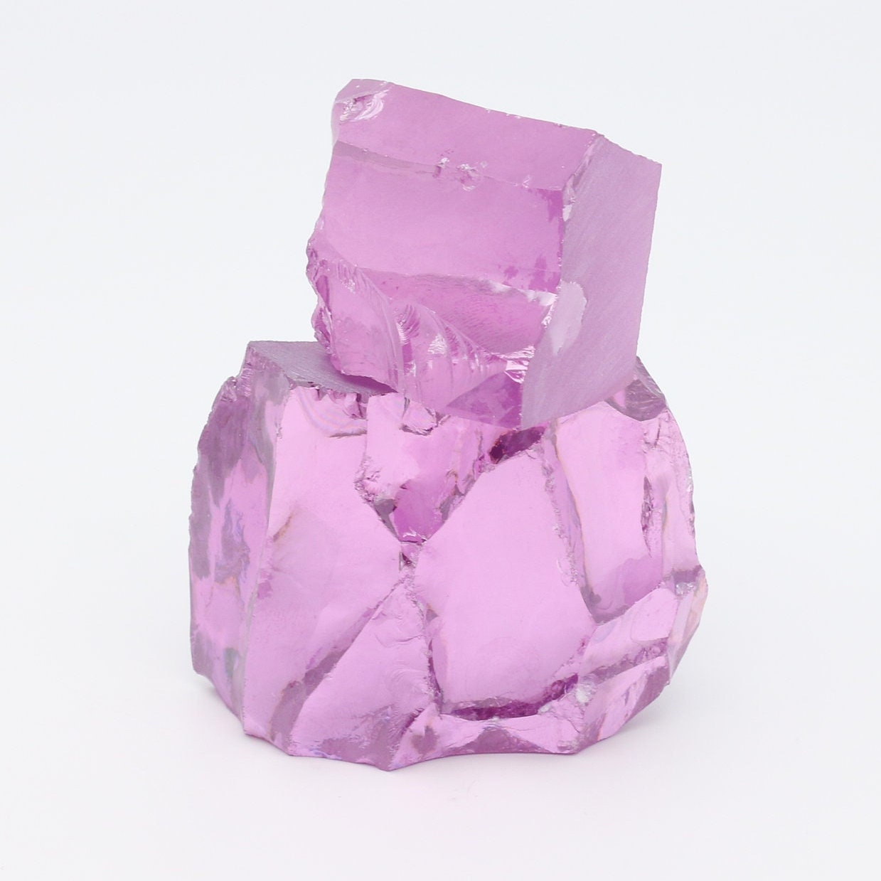 Rose Cubic Zirconia Faceting Rough for Gem Cutting - Various Sizes #BEGIN
