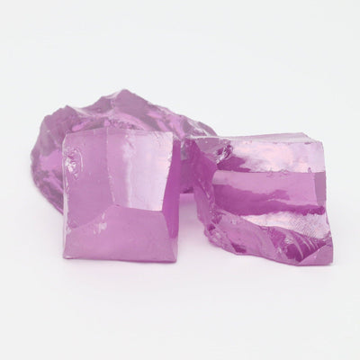 Rose Cubic Zirconia Faceting Rough for Gem Cutting - Various Sizes #BEGIN