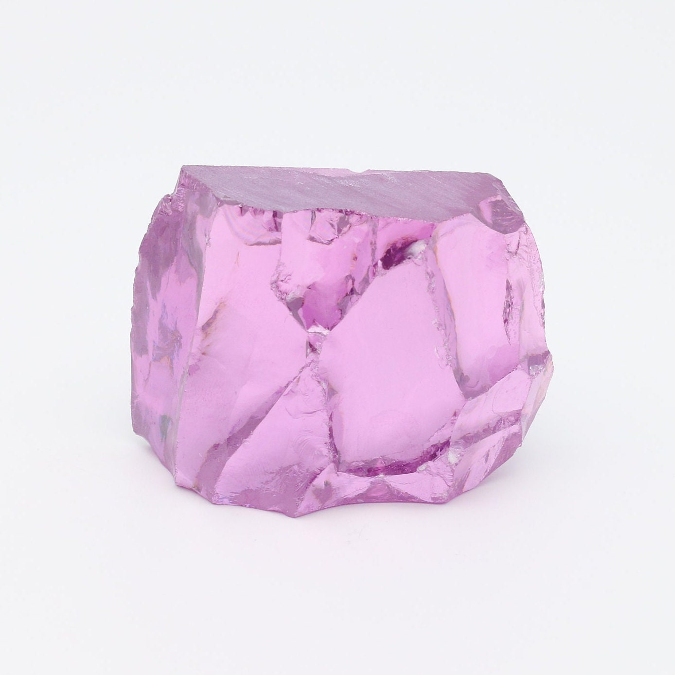 Rose Cubic Zirconia Faceting Rough for Gem Cutting - Various Sizes #BEGIN