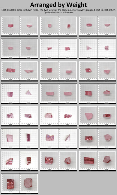 Royal Diamond Cubic Zirconia Faceting Rough for Gem Cutting - Various Sizes #BEGIN