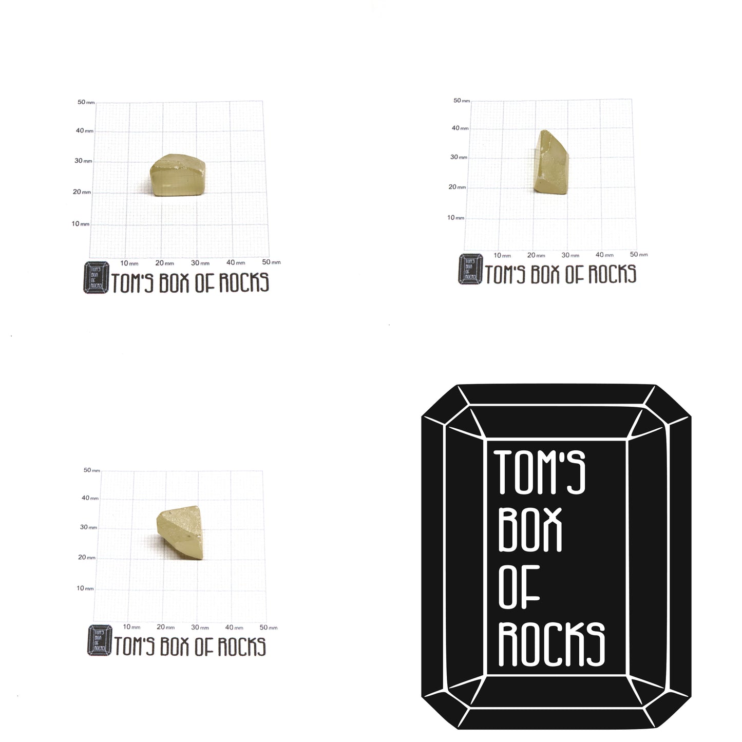 Yellow Synthetic Rutile Grade A - Faceting Rough