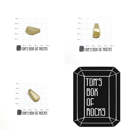 Yellow Synthetic Rutile Grade A - Faceting Rough