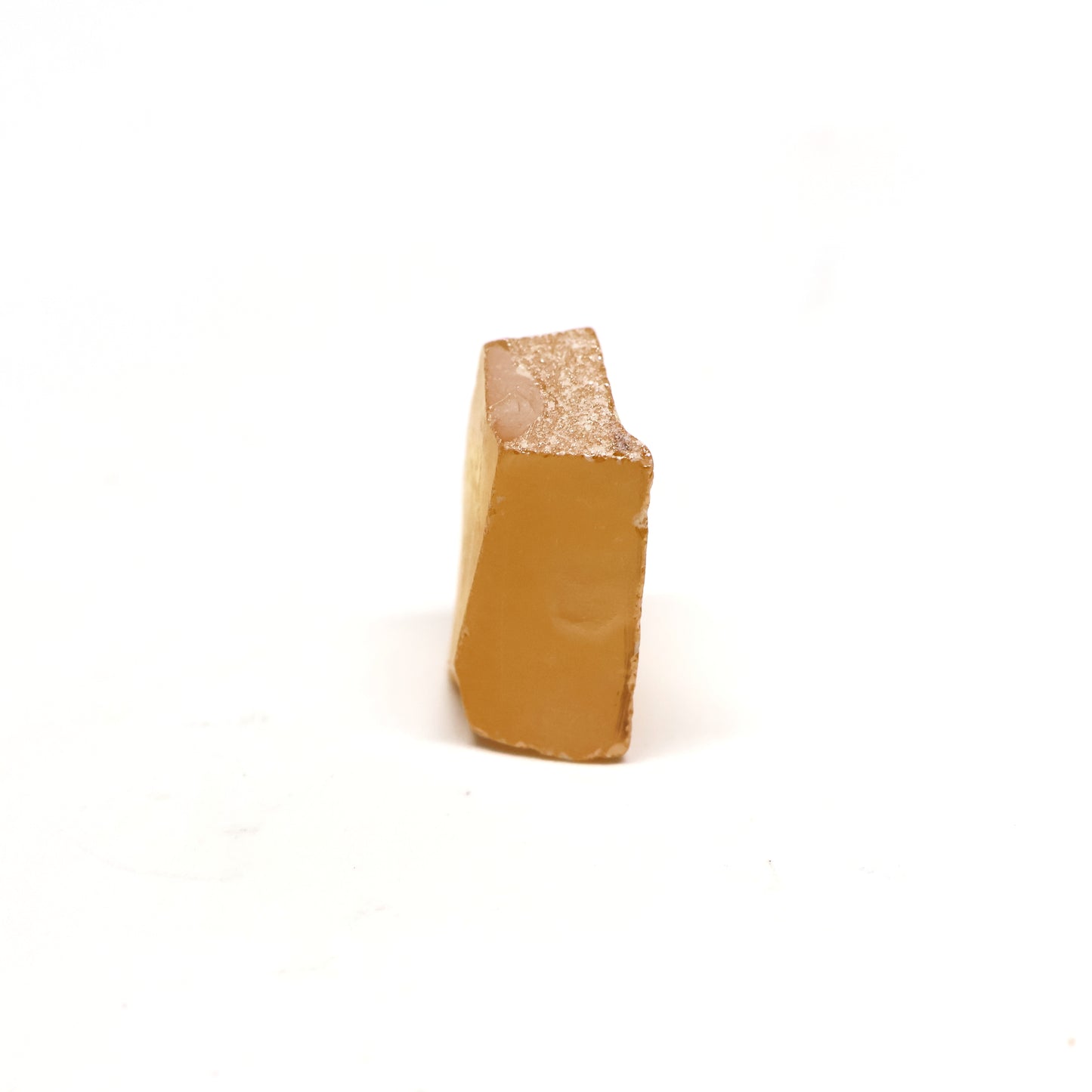 Orange Synthetic Rutile Grade A - Faceting Rough