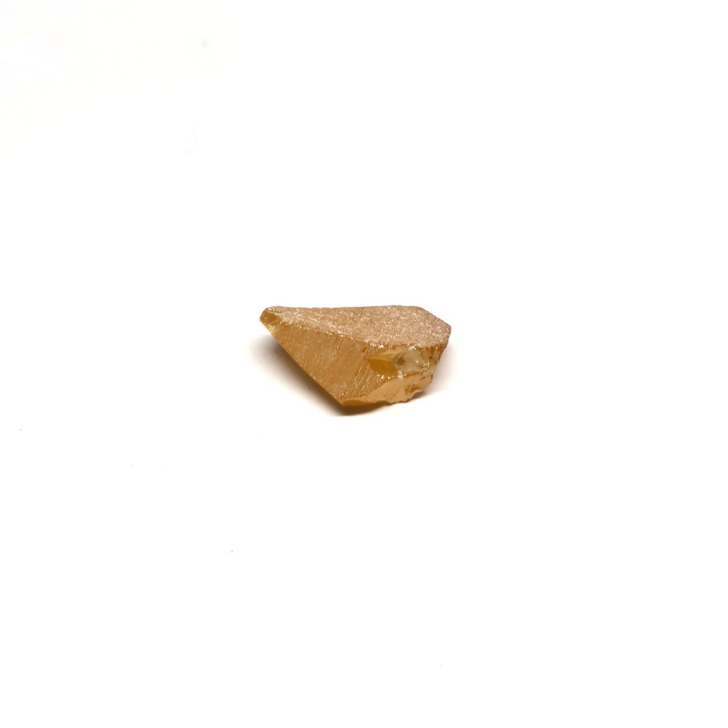 Orange Synthetic Rutile Grade A - Faceting Rough