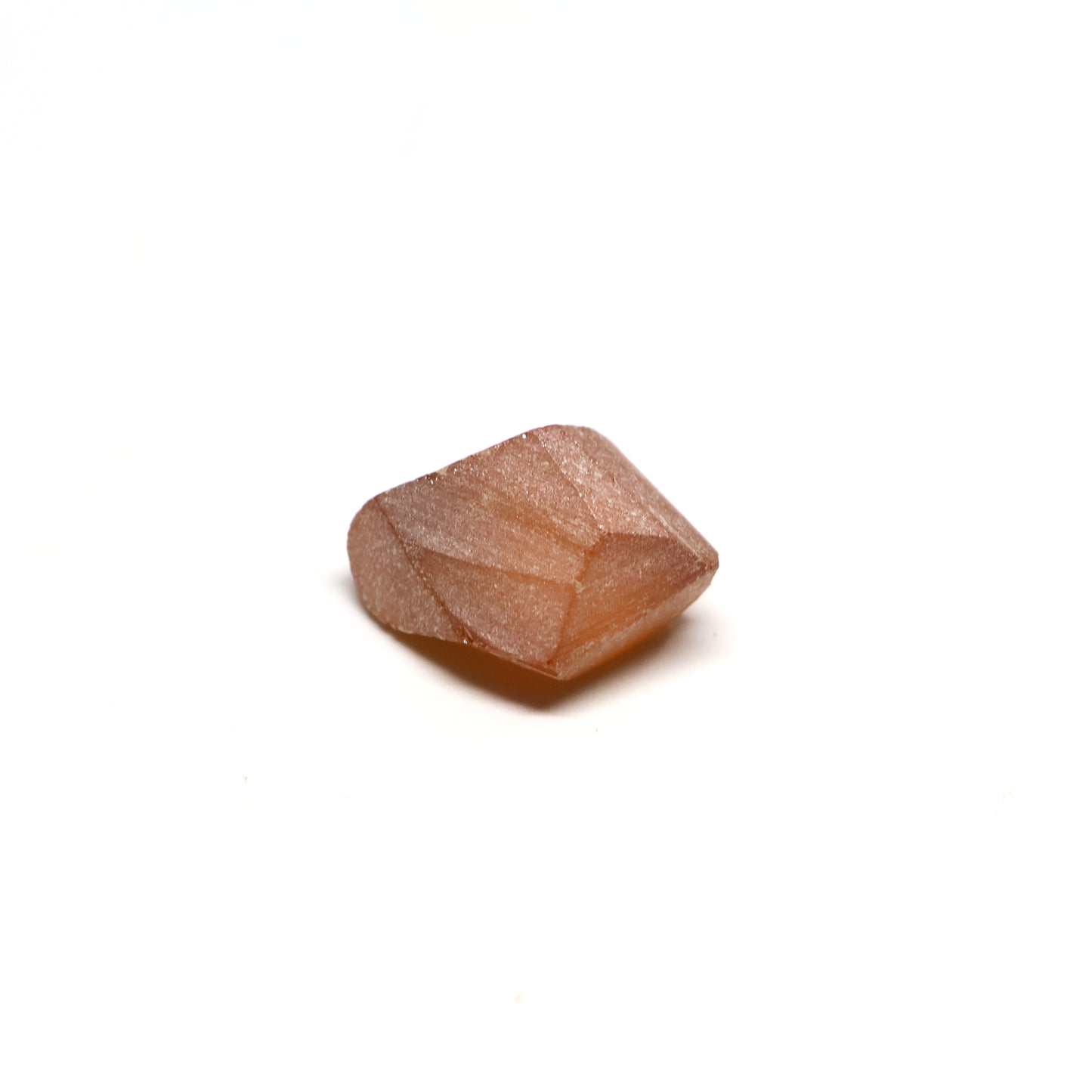 Dark Orange Synthetic Rutile Grade A - Faceting Rough