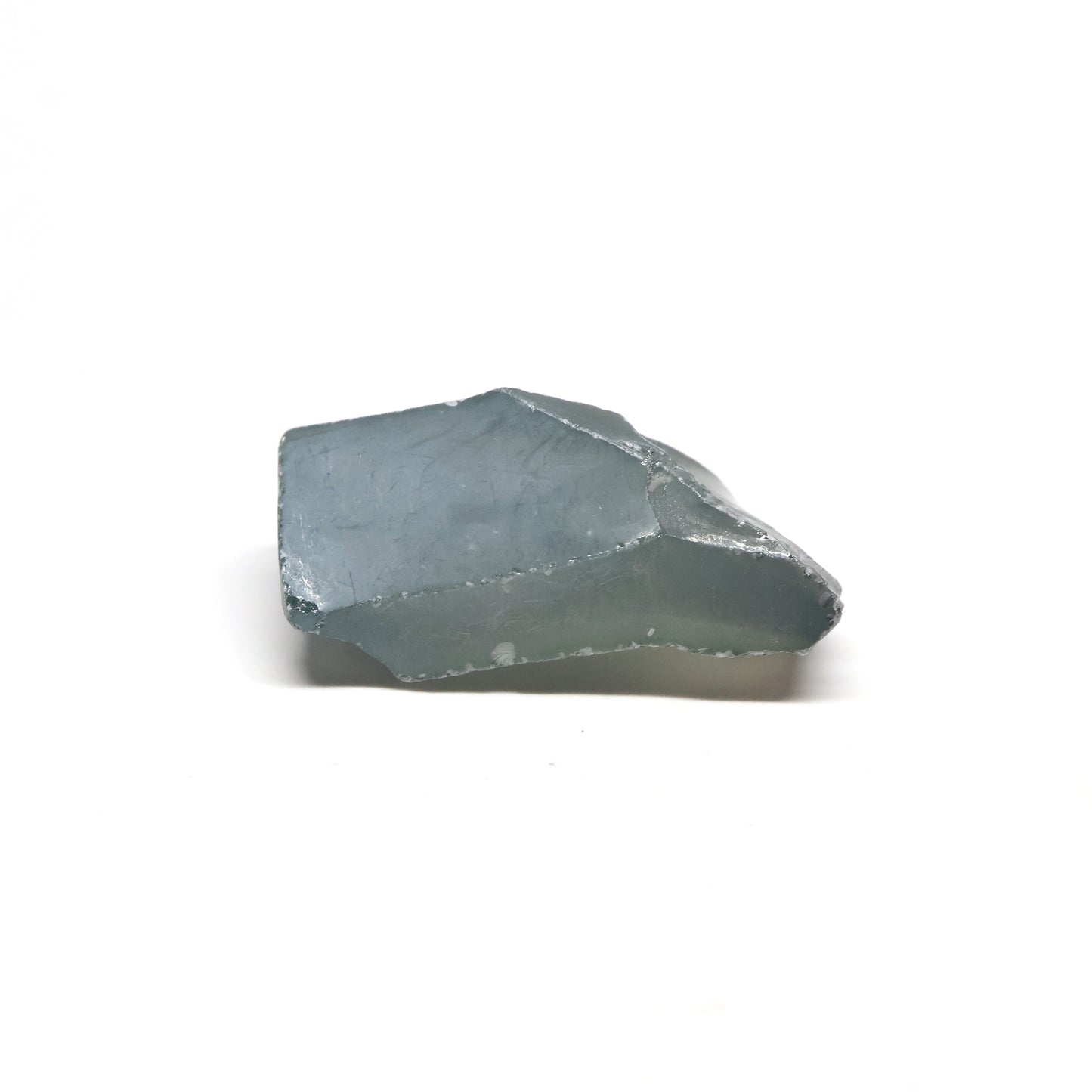 Blue Green Synthetic Rutile Grade A - Faceting Rough