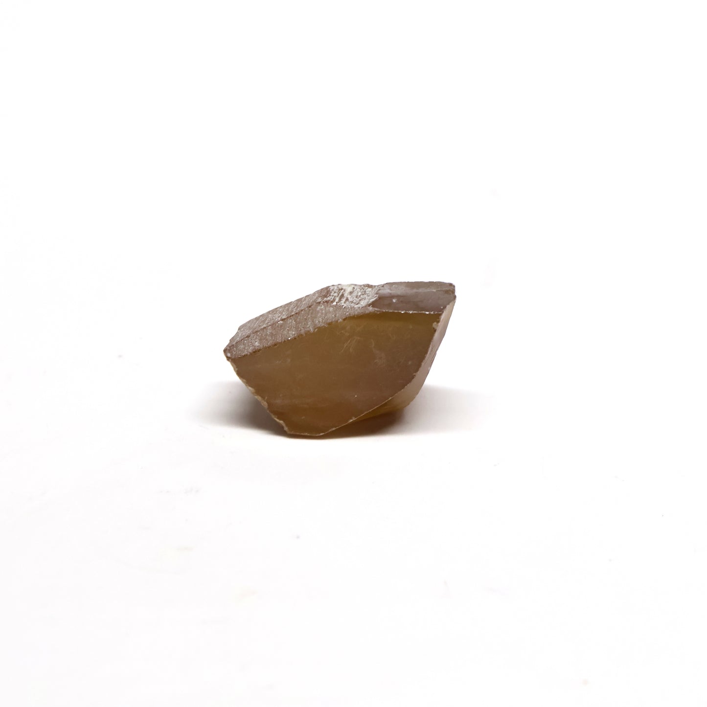 Dark Honey Synthetic Rutile Grade A - Faceting Rough