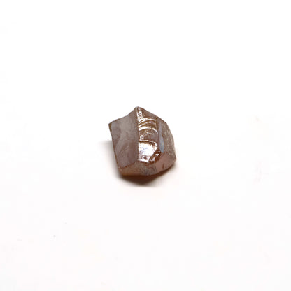 Dark Honey Synthetic Rutile Grade A - Faceting Rough