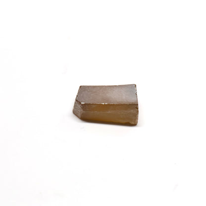 Dark Honey Synthetic Rutile Grade A - Faceting Rough