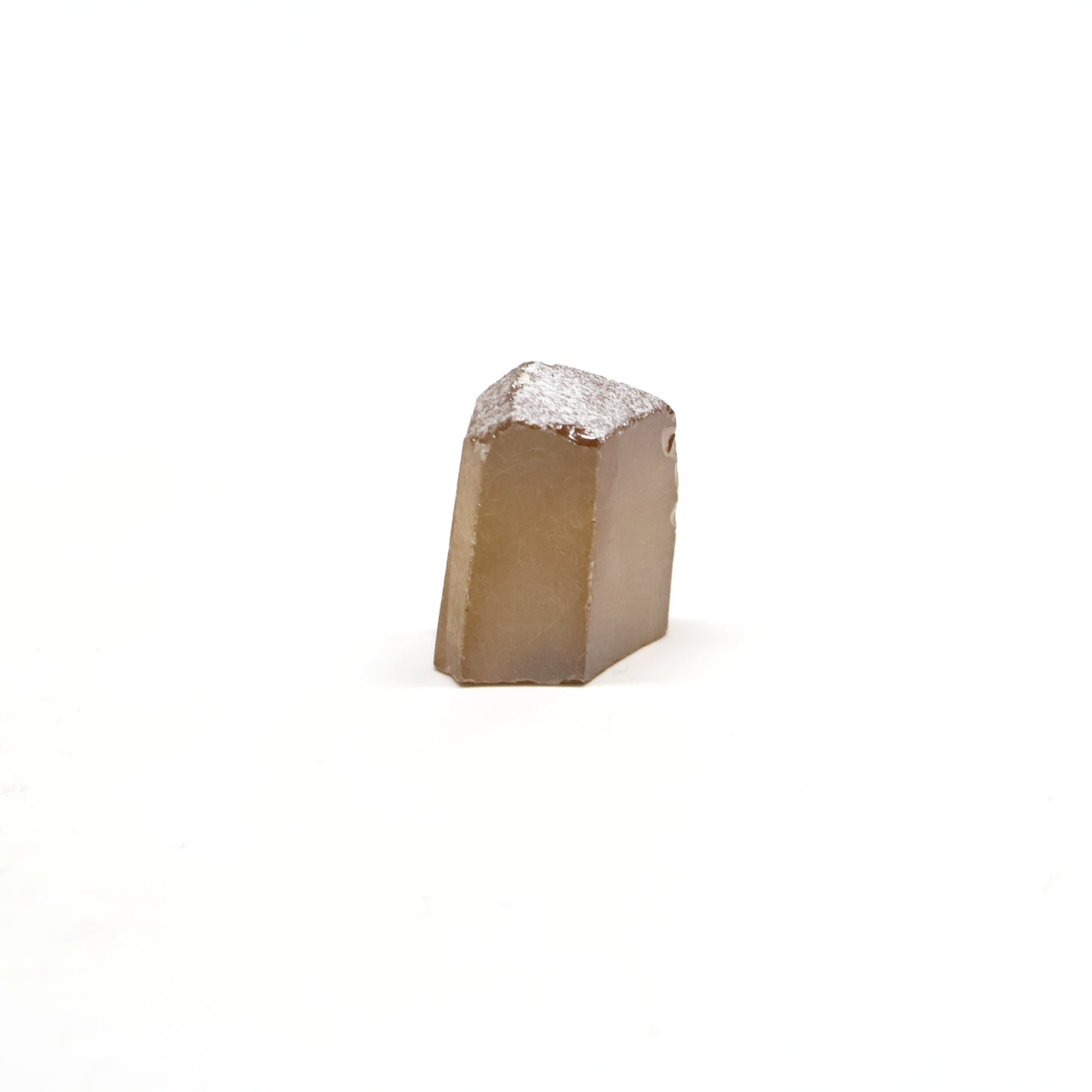 Dark Honey Synthetic Rutile Grade A - Faceting Rough