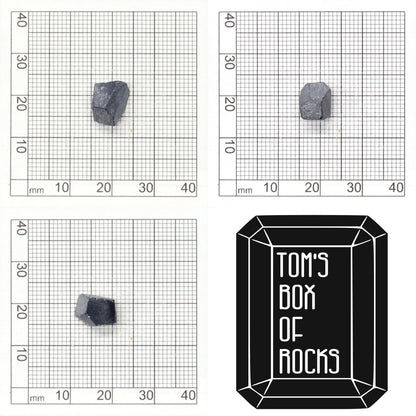 Dark Blue Synthetic Rutile Grade A - Faceting Rough