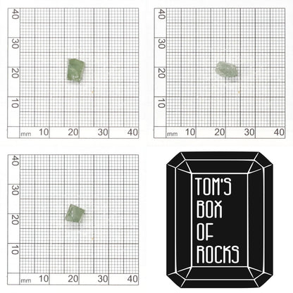 Green Synthetic Rutile Grade A - Faceting Rough