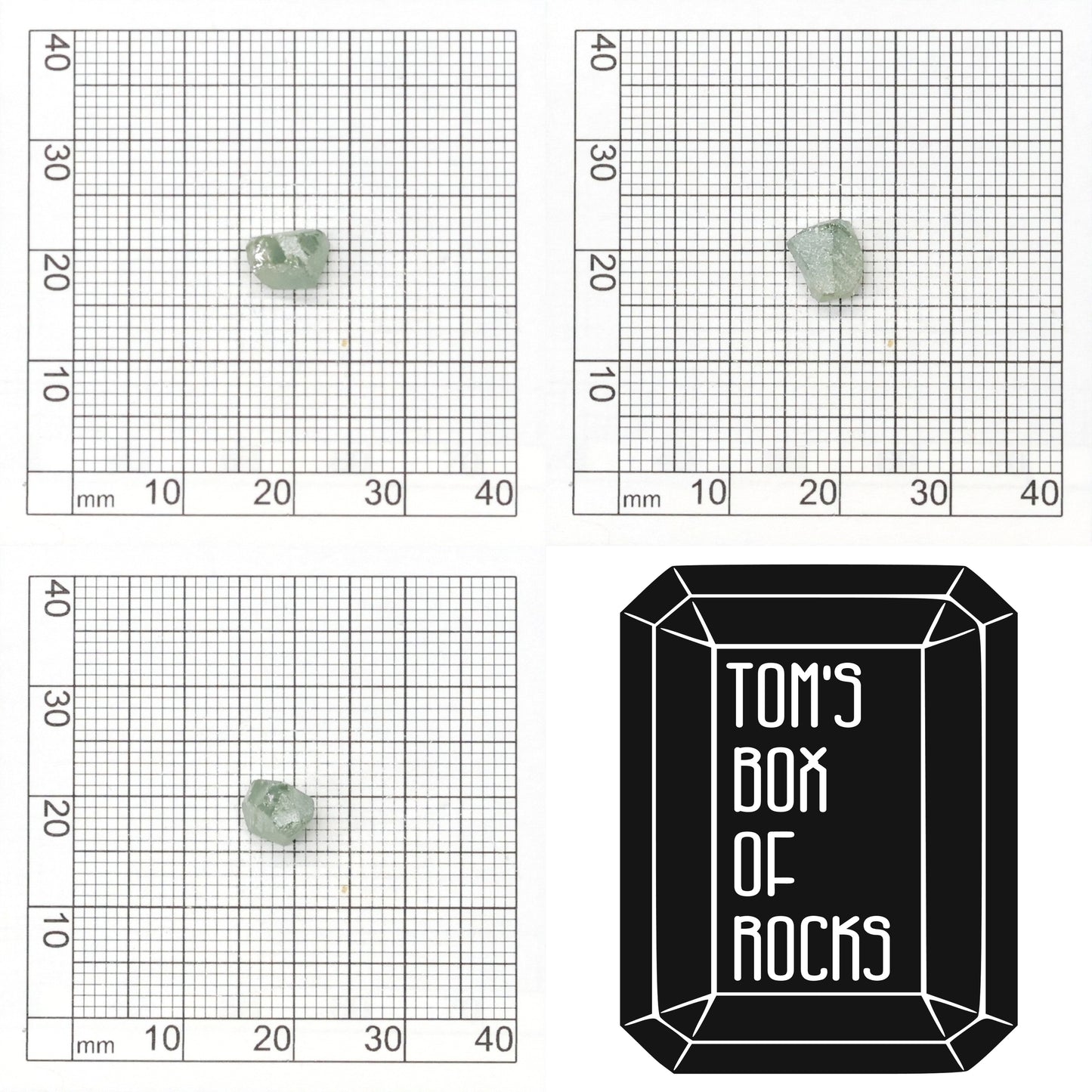 Green Synthetic Rutile Grade A - Faceting Rough