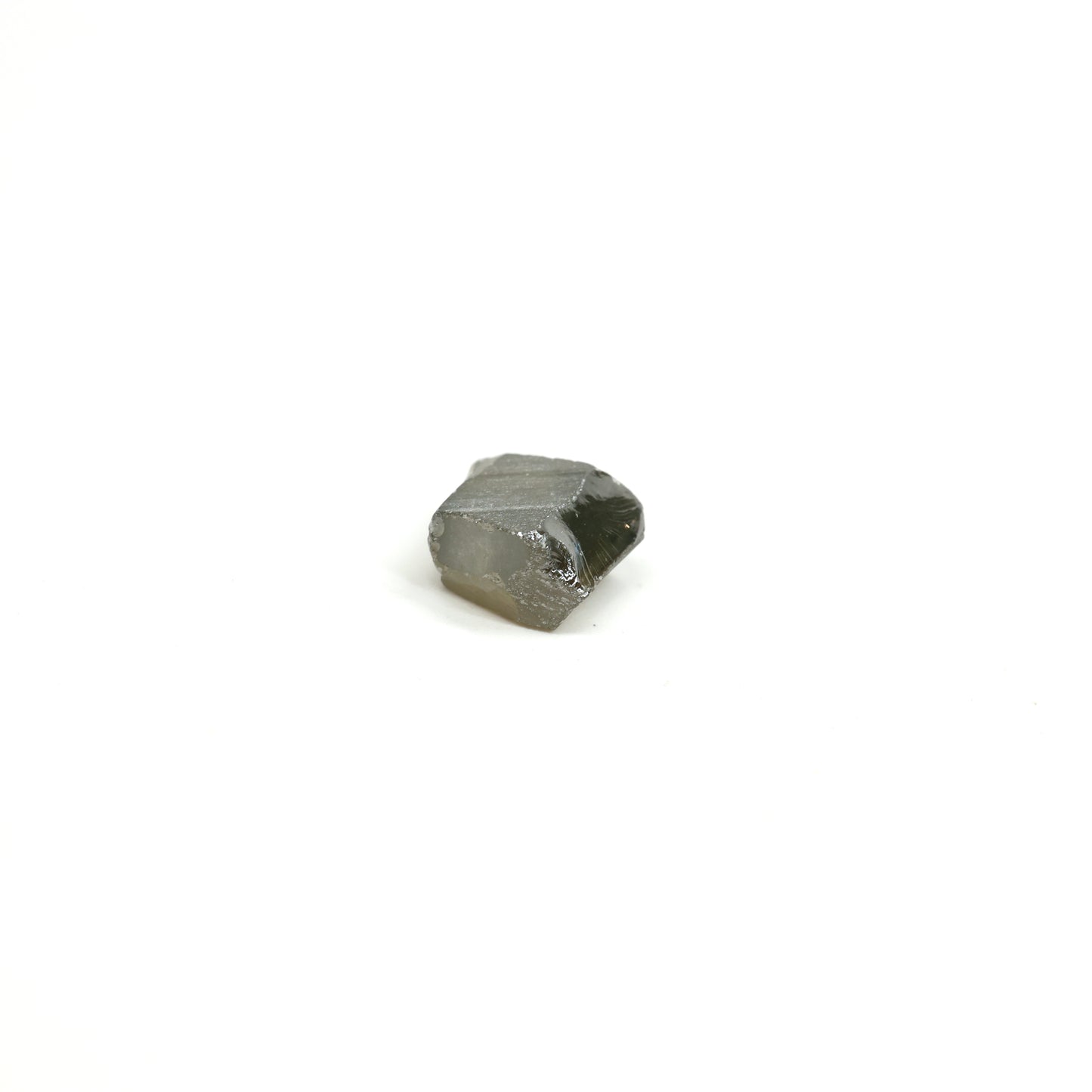 Grey Synthetic Rutile Grade A - Faceting Rough
