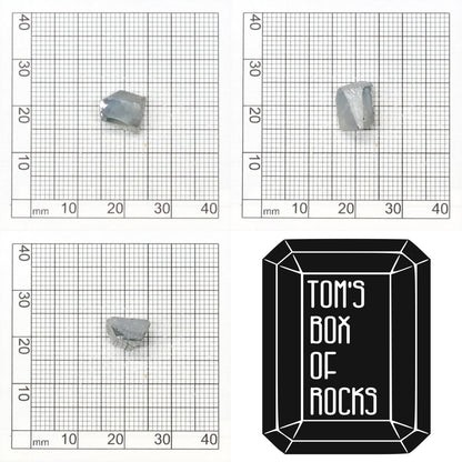 Grey Synthetic Rutile Grade A - Faceting Rough