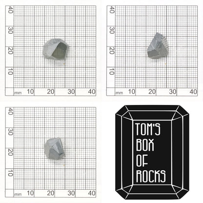 Grey Synthetic Rutile Grade A - Faceting Rough