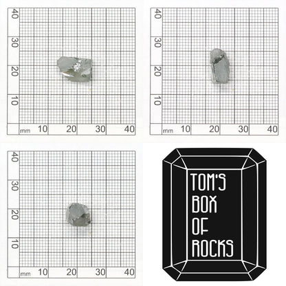 Grey Synthetic Rutile Grade A - Faceting Rough