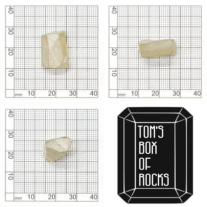 Yellow Synthetic Rutile Grade A - Faceting Rough