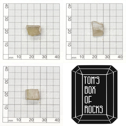 Yellow Synthetic Rutile Grade A - Faceting Rough