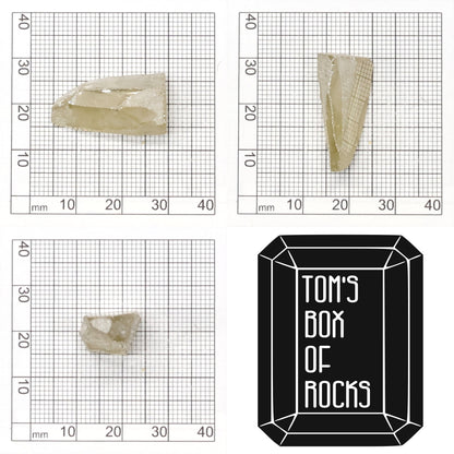 Yellow Synthetic Rutile Grade A - Faceting Rough