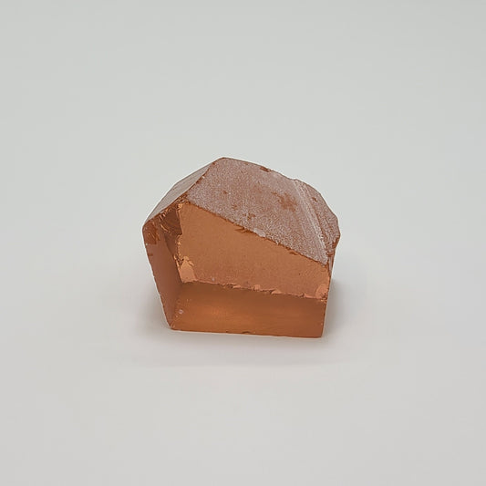 Nanosital Simulated Salmon Lab Created Faceting Rough for Gem Cutting - #A-1076 - Various Sizes #BEGIN